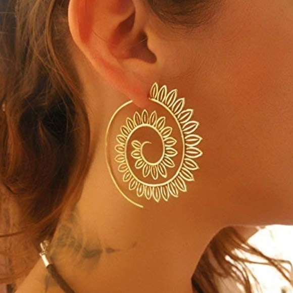 Jewelry - Gold Bohemian Gypsy Earrings
